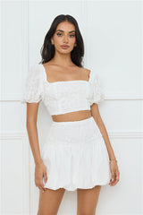 Tangerine Tease Set White