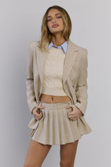 Yacht Club Blazer Beige