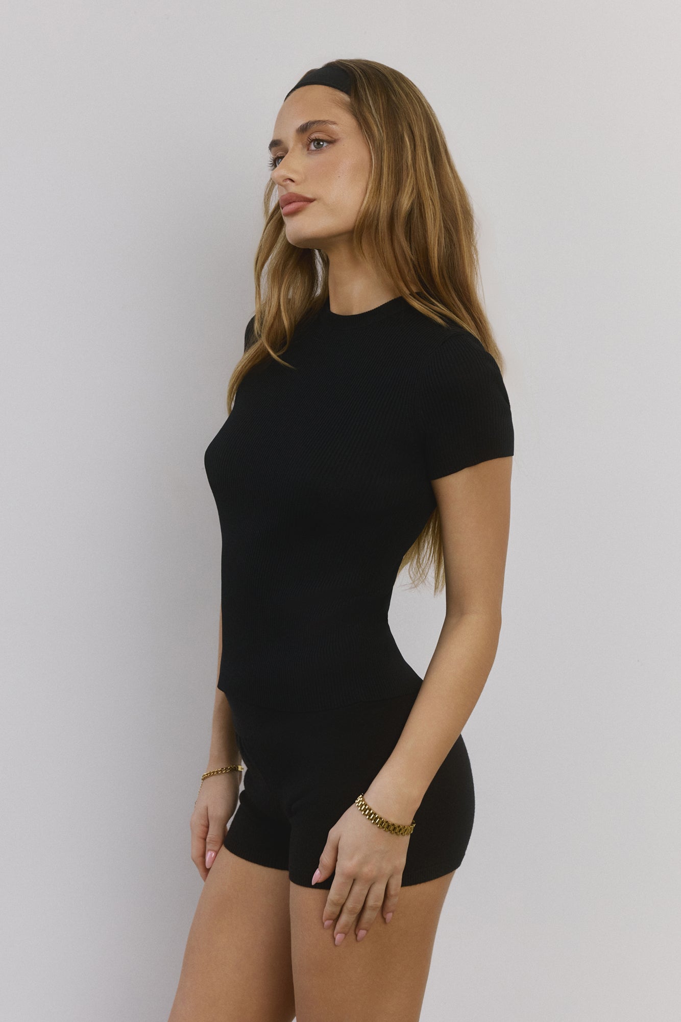 Rewrite The Rules Knit T-Shirt Black