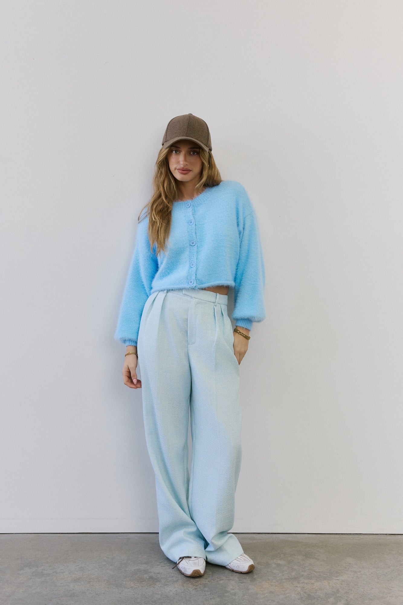 Power Dressing Tailored Pants Blue