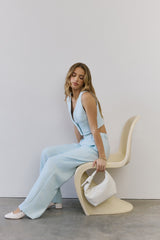Power Dressing Tailored Pants Blue
