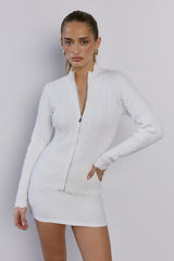 Winter Magic Knit Skort White