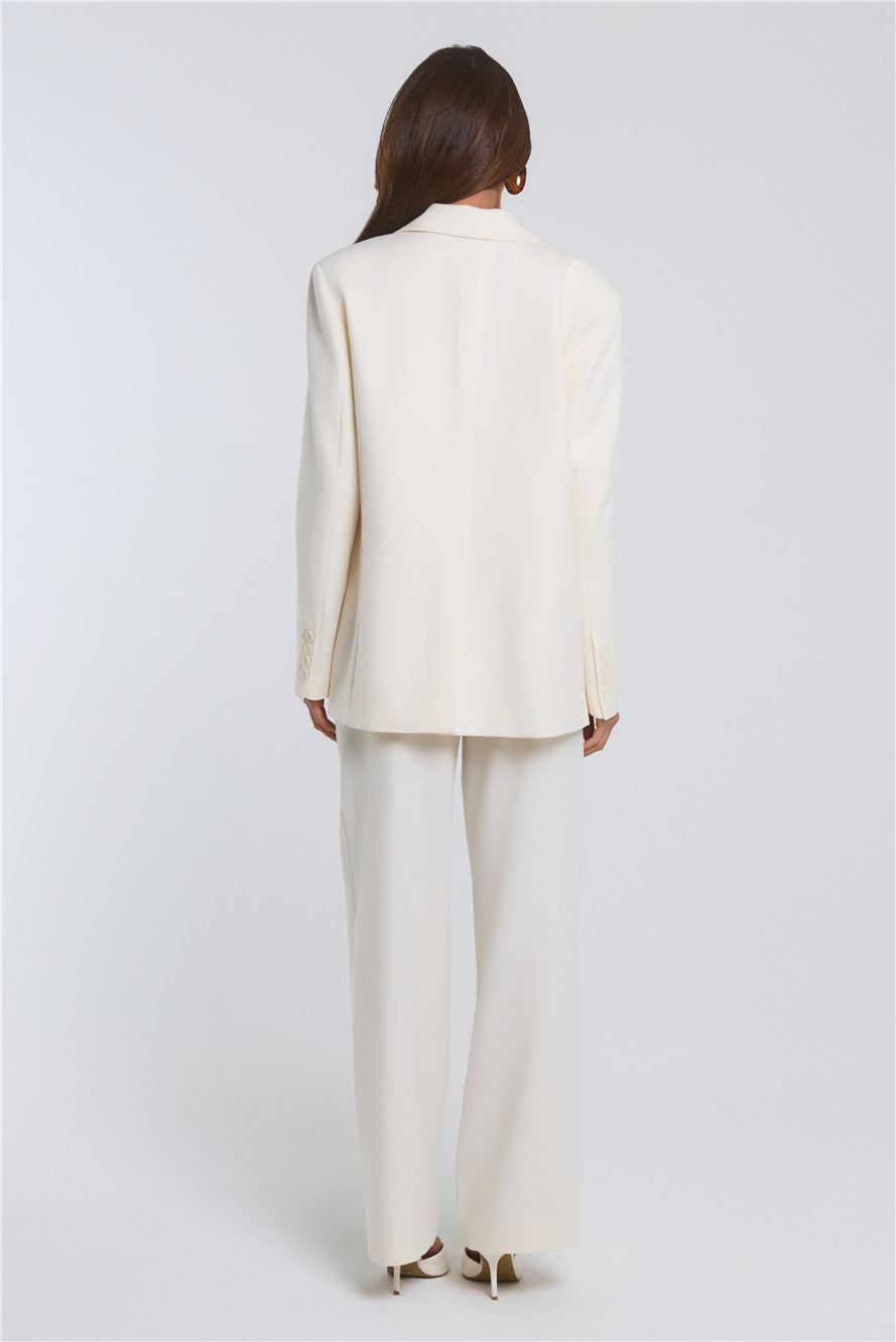 Stylish Structure Blazer Cream