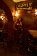 Kissed By Roses Maxi Dress Black