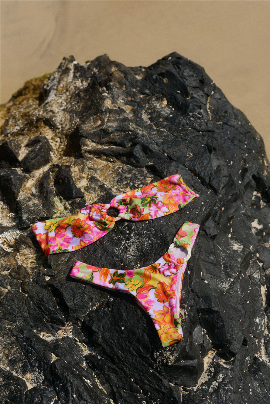 Sundrenched Petals Swim Bottom Hibiscus Haze