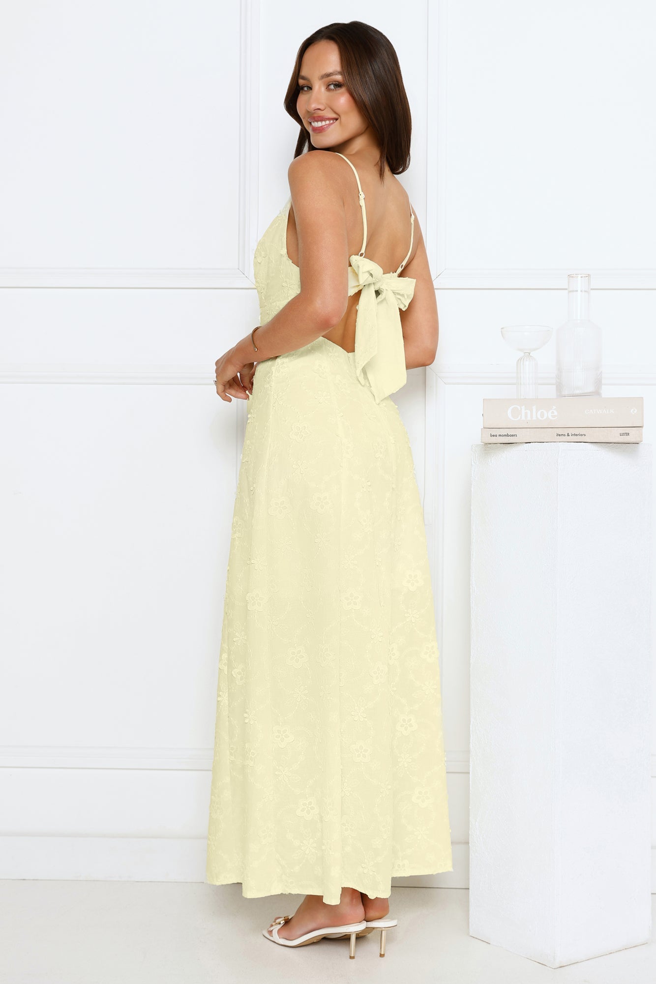 Soft Moonbeam Maxi Dress Yellow