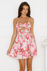 Shore Of Seashells Mini Dress Pink