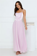 Soft Focus Girl Maxi Dress Lilac