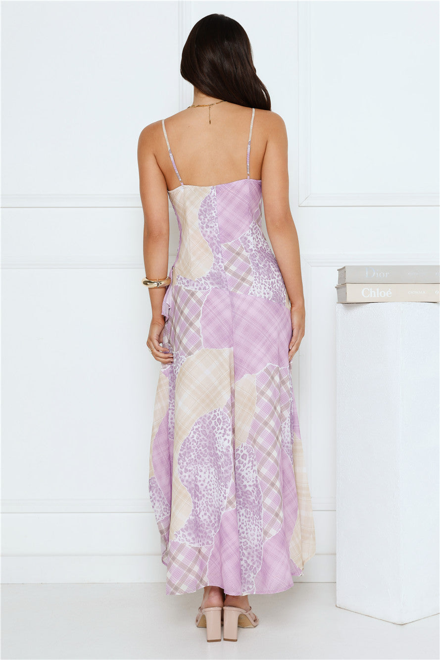 On Screen Romance Maxi Dress Purple