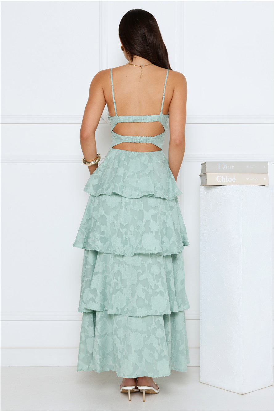 Noir Envy Maxi Dress Sage