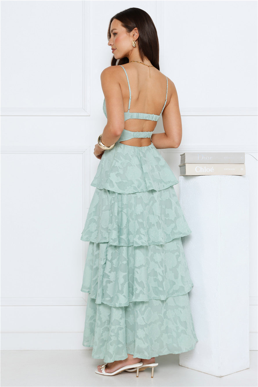Noir Envy Maxi Dress Sage