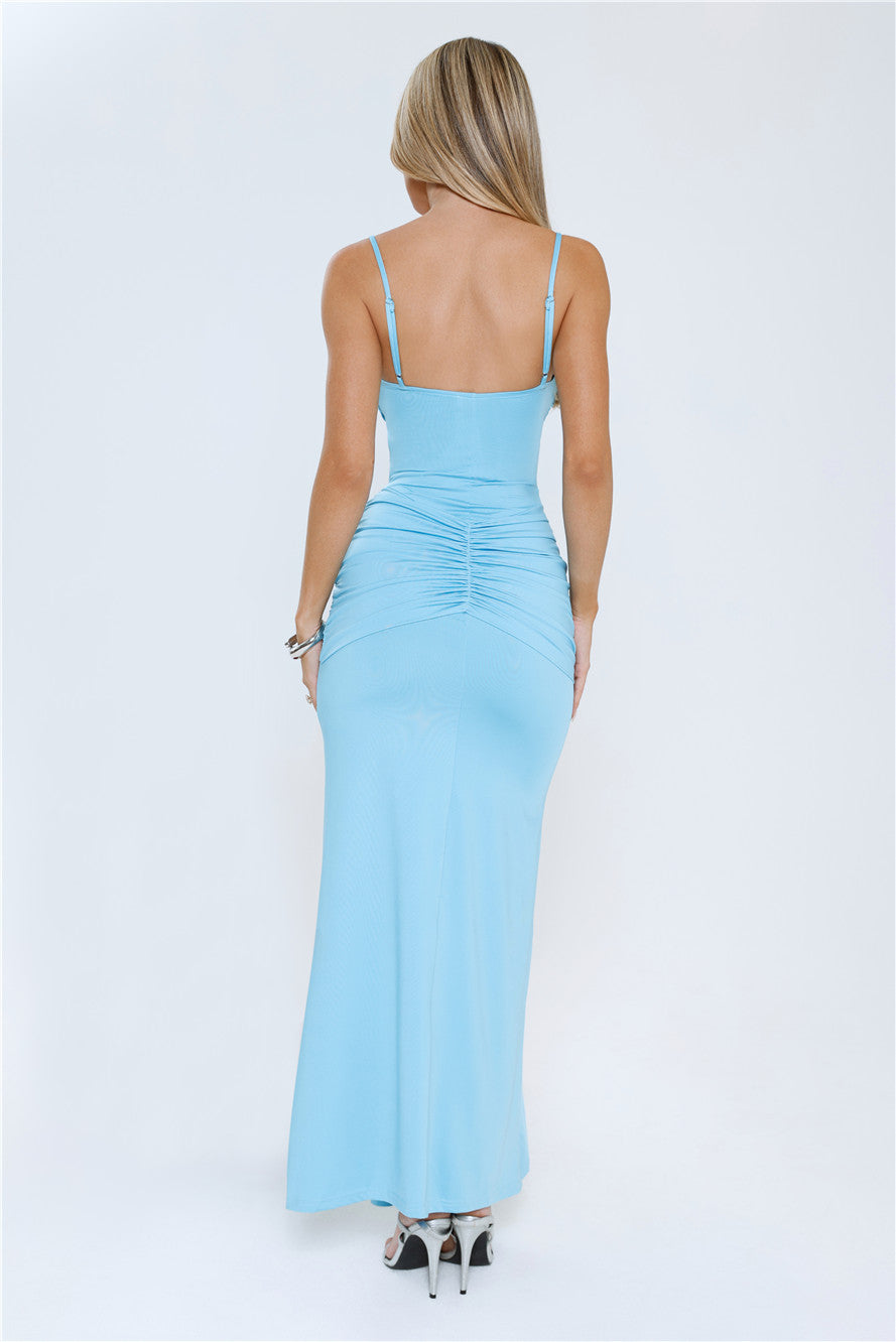 Vibe Magnet Maxi Dress Blue