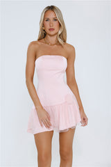 Sugar Crush Strapless Mini Dress Pink