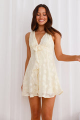 Sense Of Charm Mini Dress Yellow