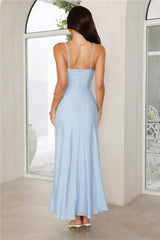 Juicy Floral Maxi Dress Blue