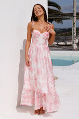 Moonlit Gardens Maxi Dress Pink