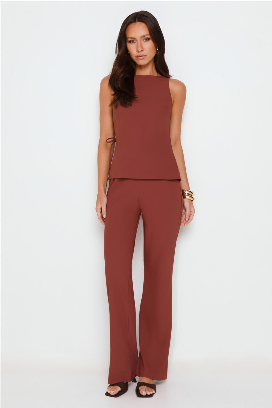 Tailor Theory Top Brown