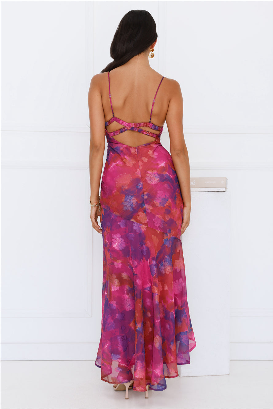 Pretty Aesthetics Maxi Dress Purple