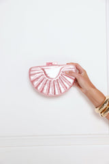 Malibu Side Clutch Pink