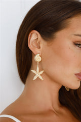 Shore Treasure Earrings Gold