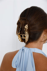 Seaside Muse Hair Claw Gold