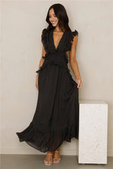 Evening Luxe Maxi Dress Black