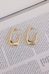 Made Up My Mind Earrings Gold