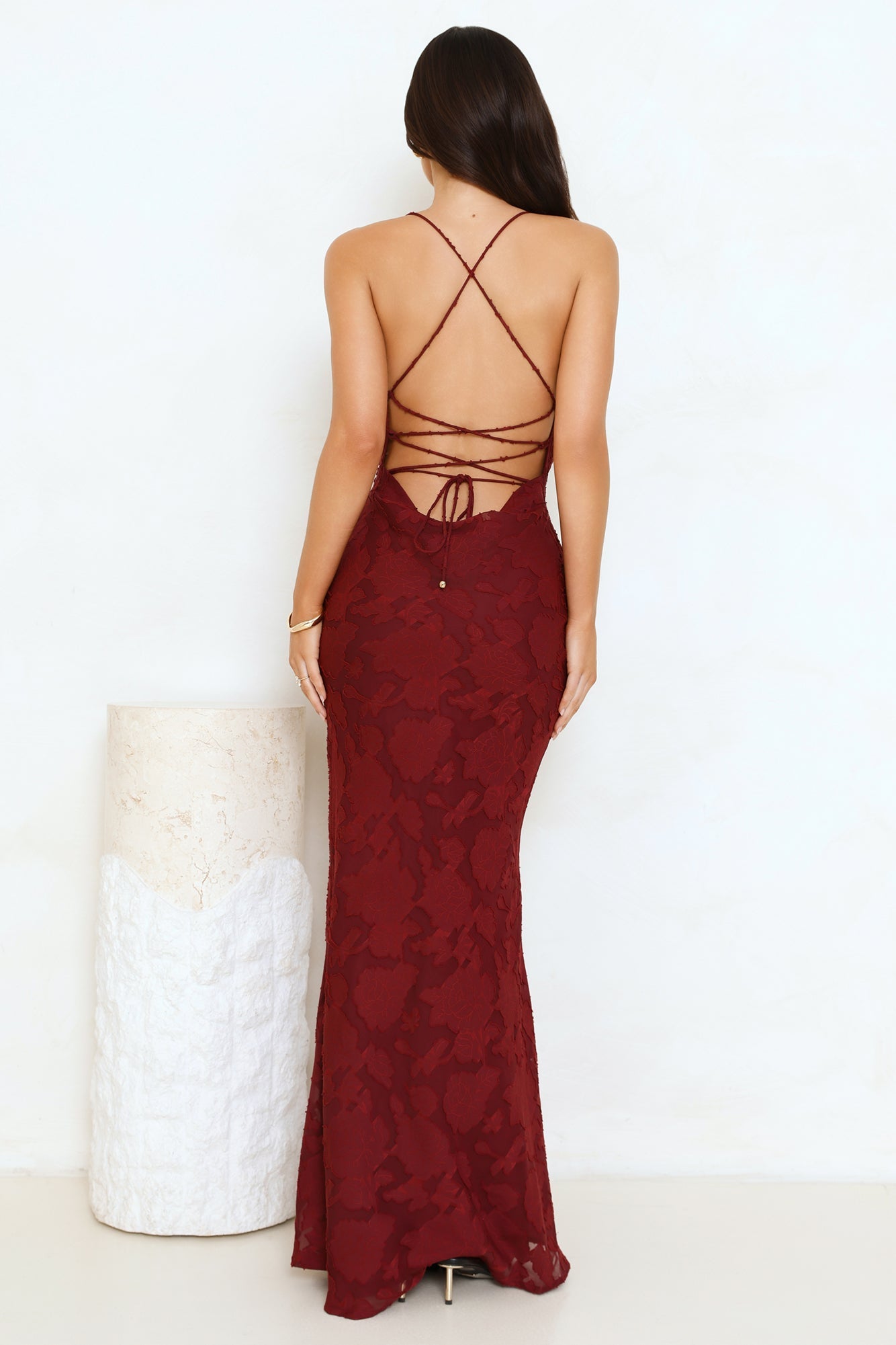 Bridge To Wonderland Maxi Dress Plum