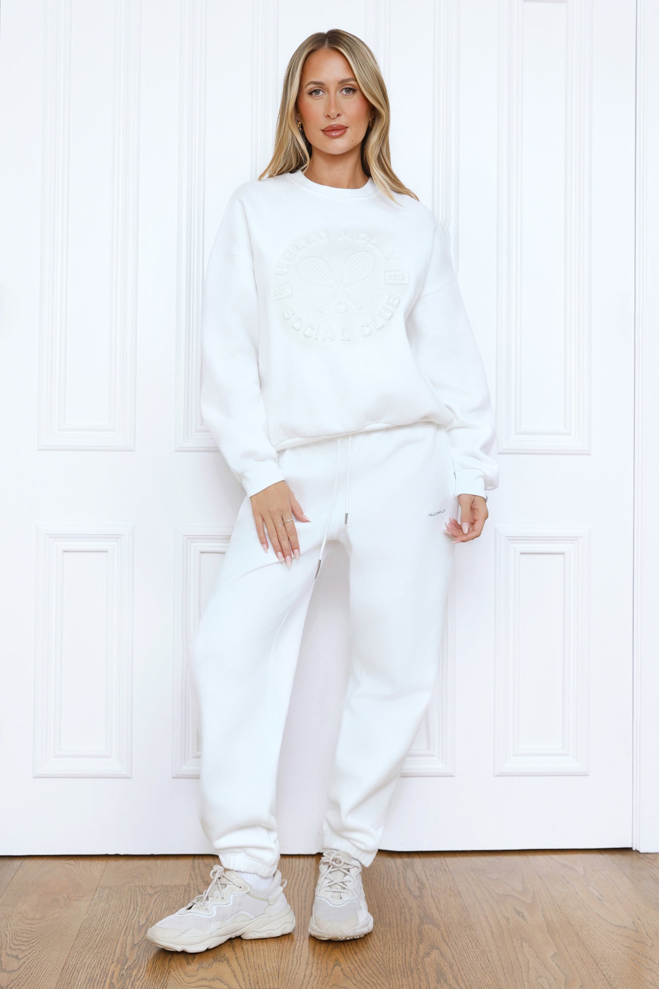 BASE Social Club Round Neck Sweatshirt White