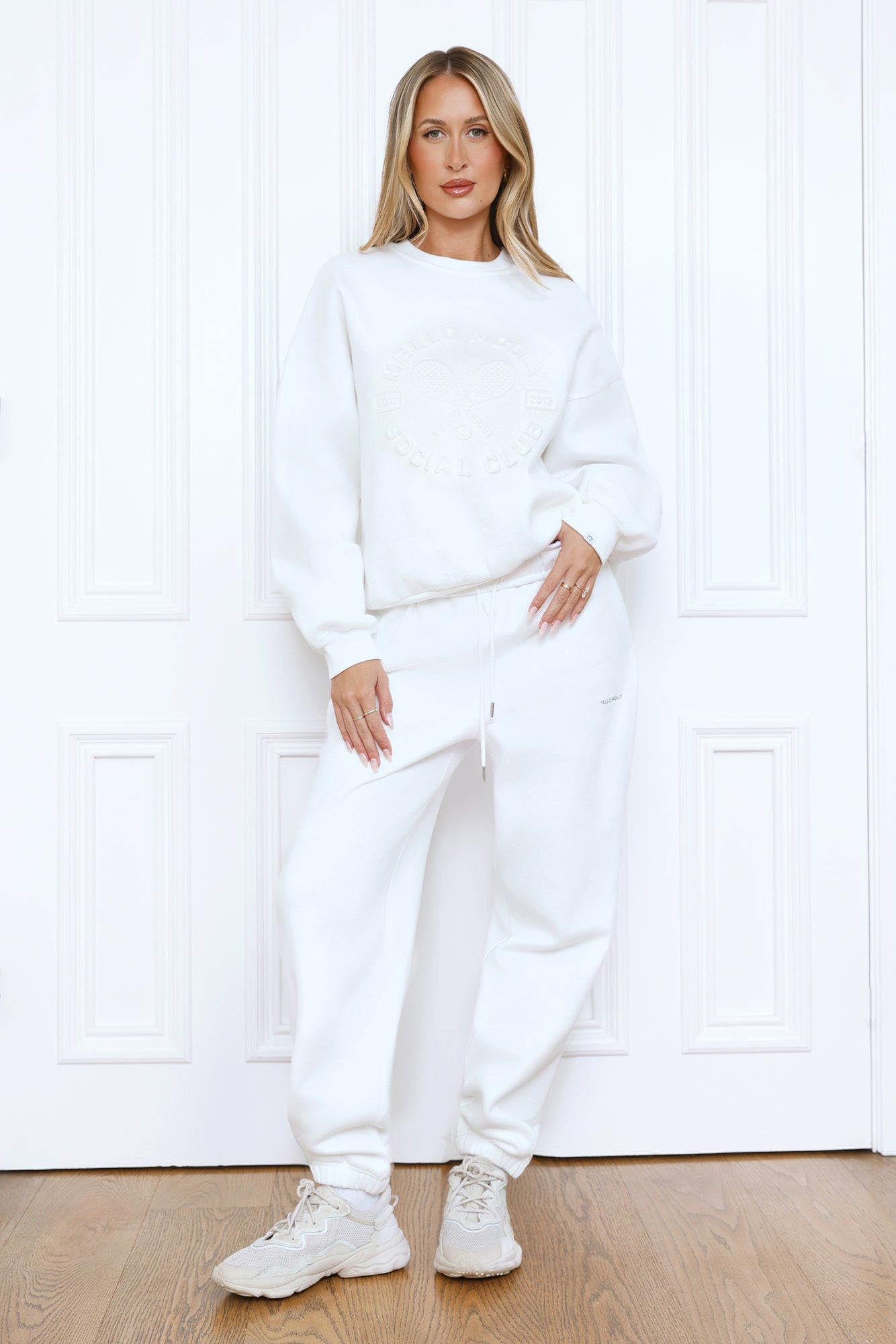 BASE Social Club Round Neck Sweatshirt White