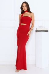 Aurora Darling Strapless Maxi Dress Red