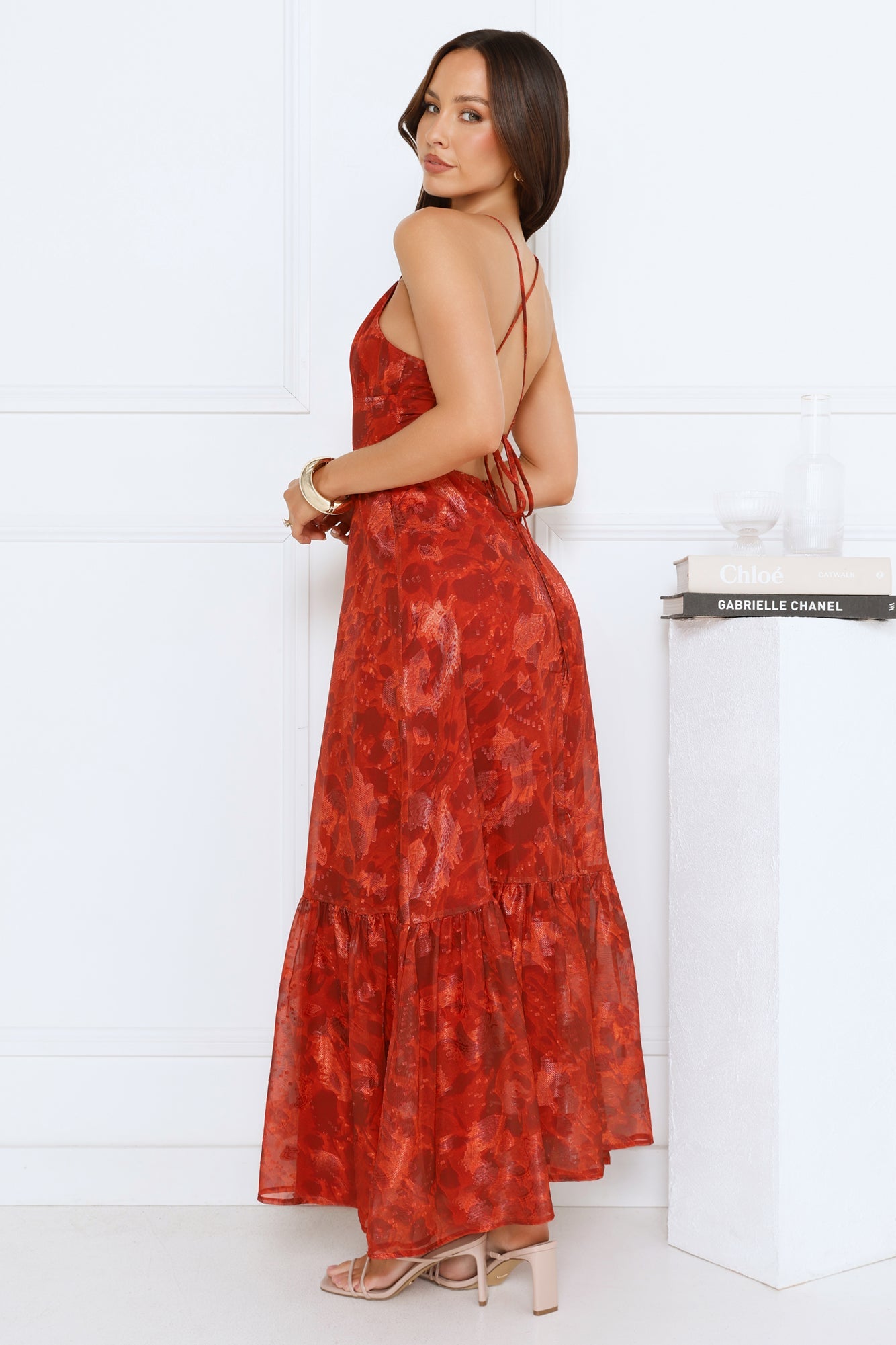 Elevated Icon Maxi Dress Red