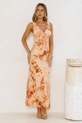 Rule The Night Maxi Dress Orange