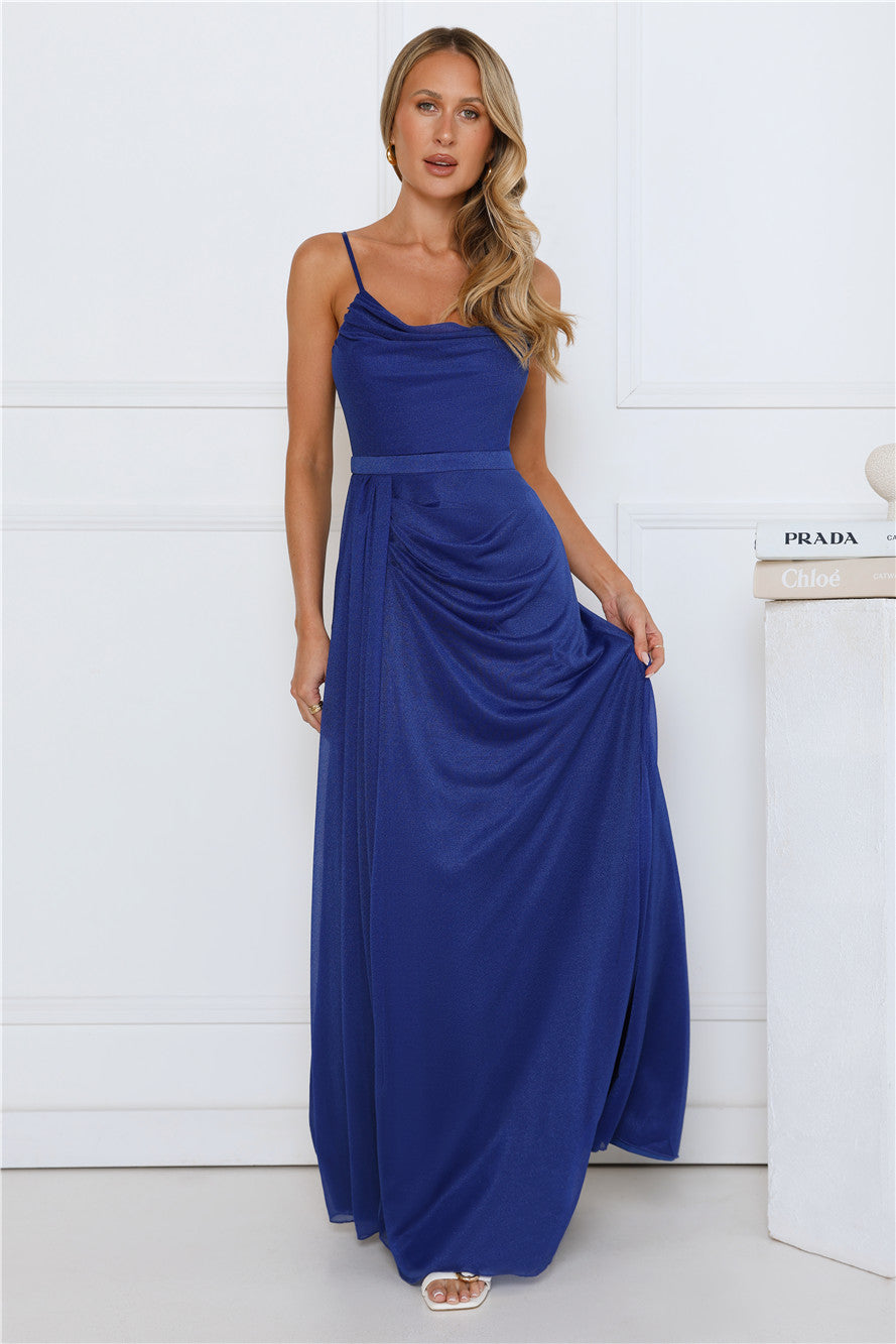 Lunar Luxe Maxi Dress Blue