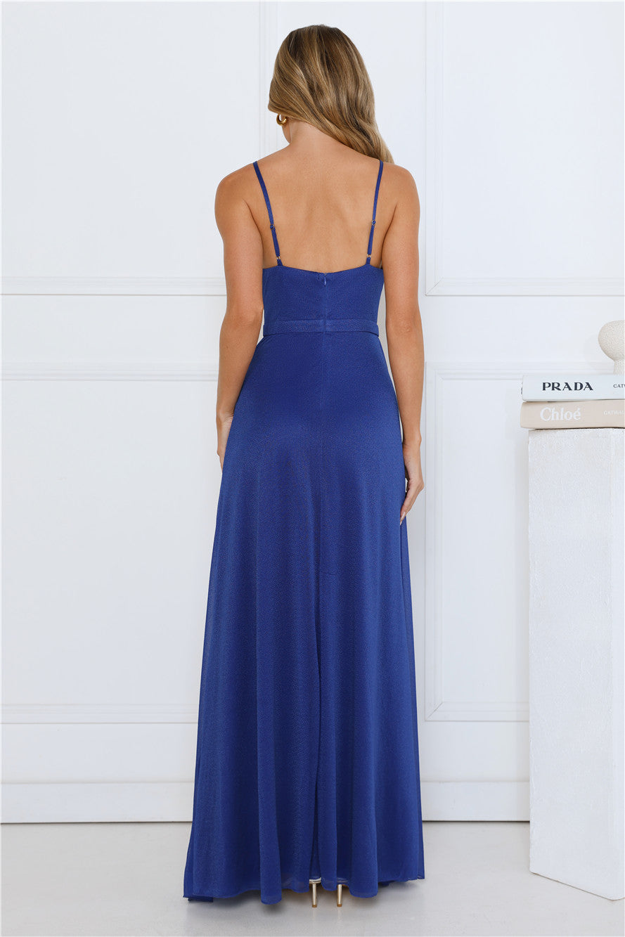 Lunar Luxe Maxi Dress Blue