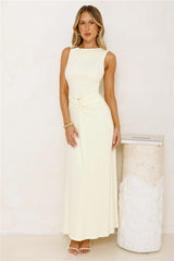 Morning Dew Maxi Dress Yellow