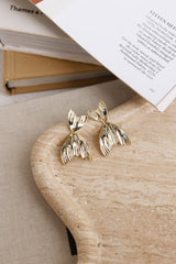 Mermaid Splash Earrings Gold