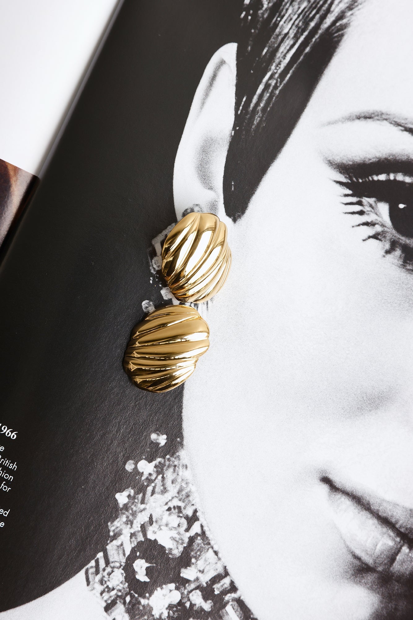 Sent With Love Earrings Gold