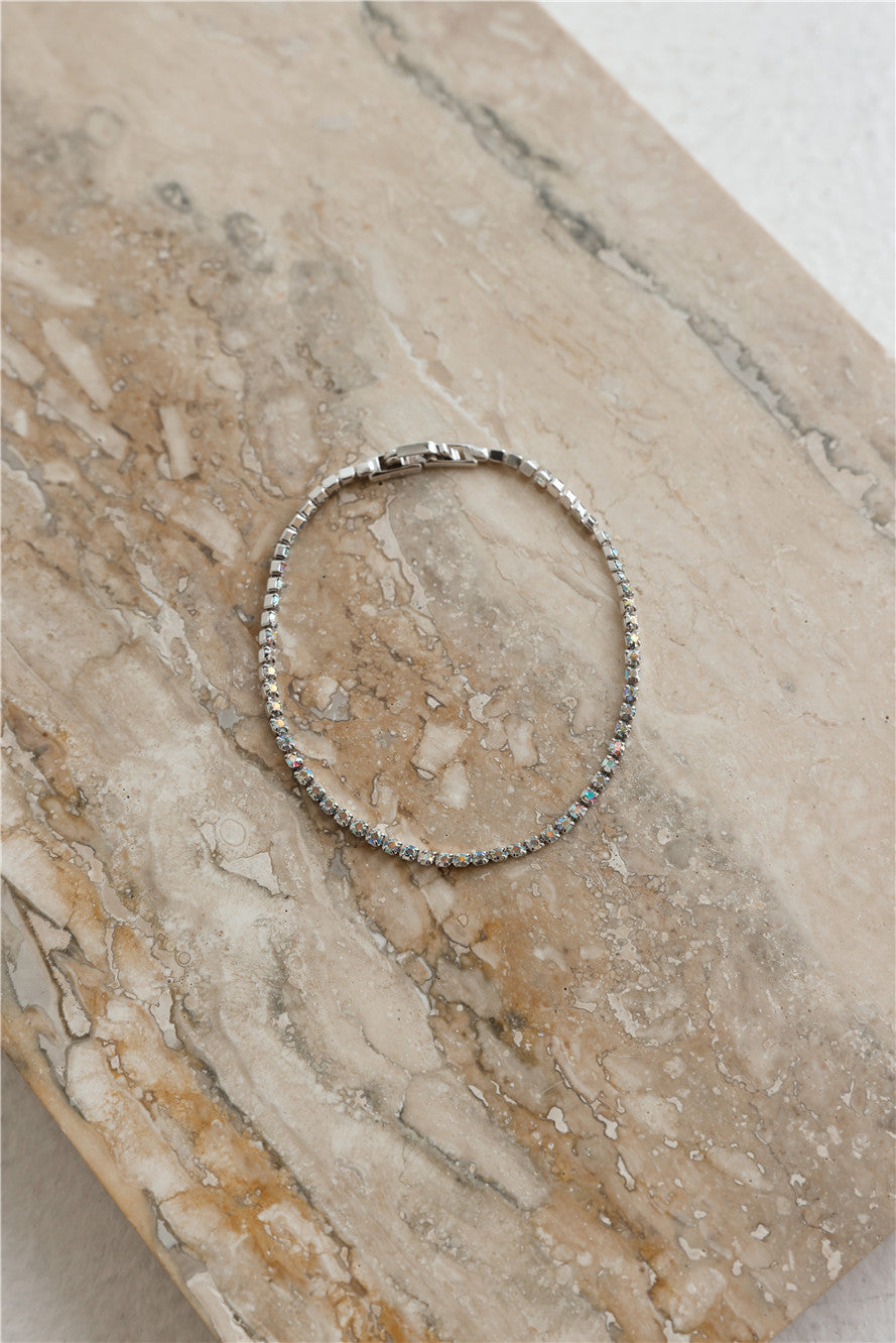 Perfect Polish Tennis Bracelet Sliver