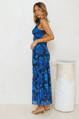Let's Twirl Maxi Dress Blue