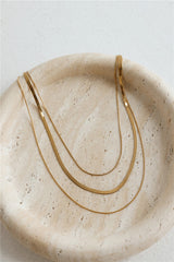 Simple Things Necklace Gold