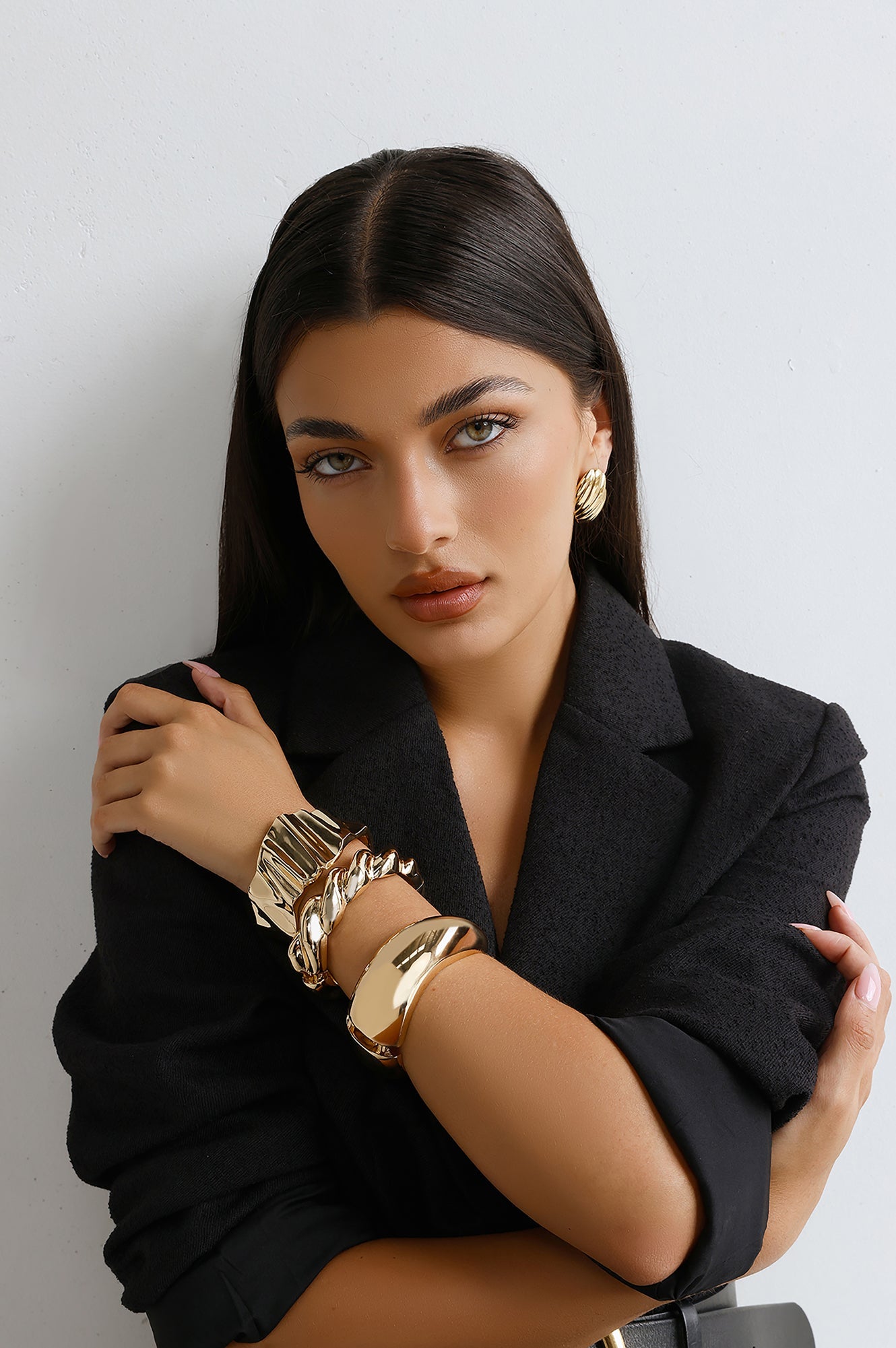 Stephanie Bangle Gold