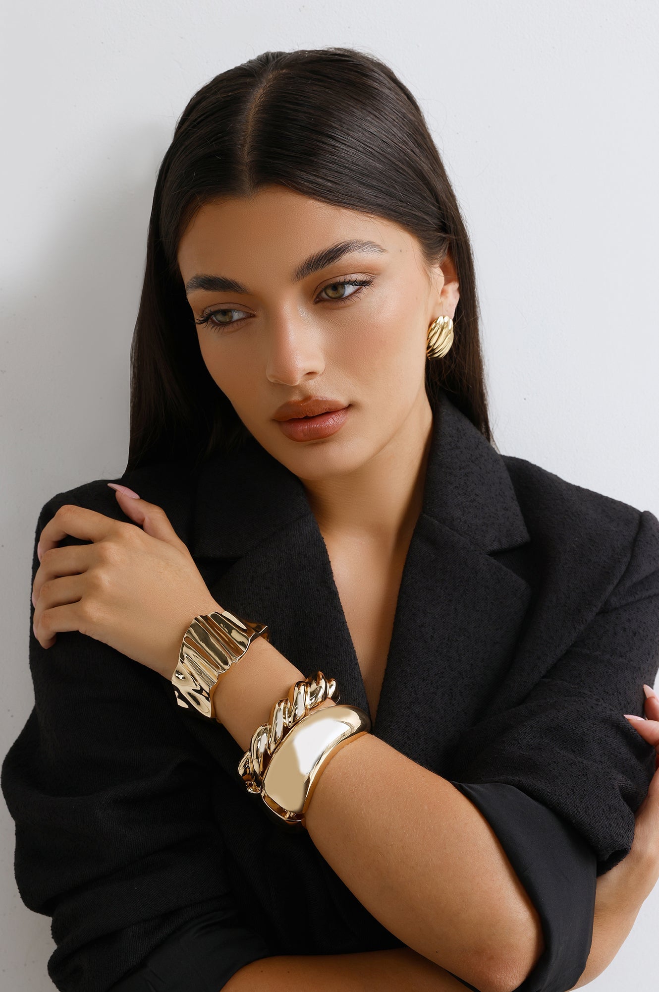 Sent With Love Earrings Gold