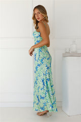 Irresistible Allure Maxi Dress Blue