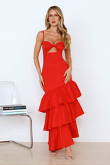 Soulmates Soirée Maxi Dress Red