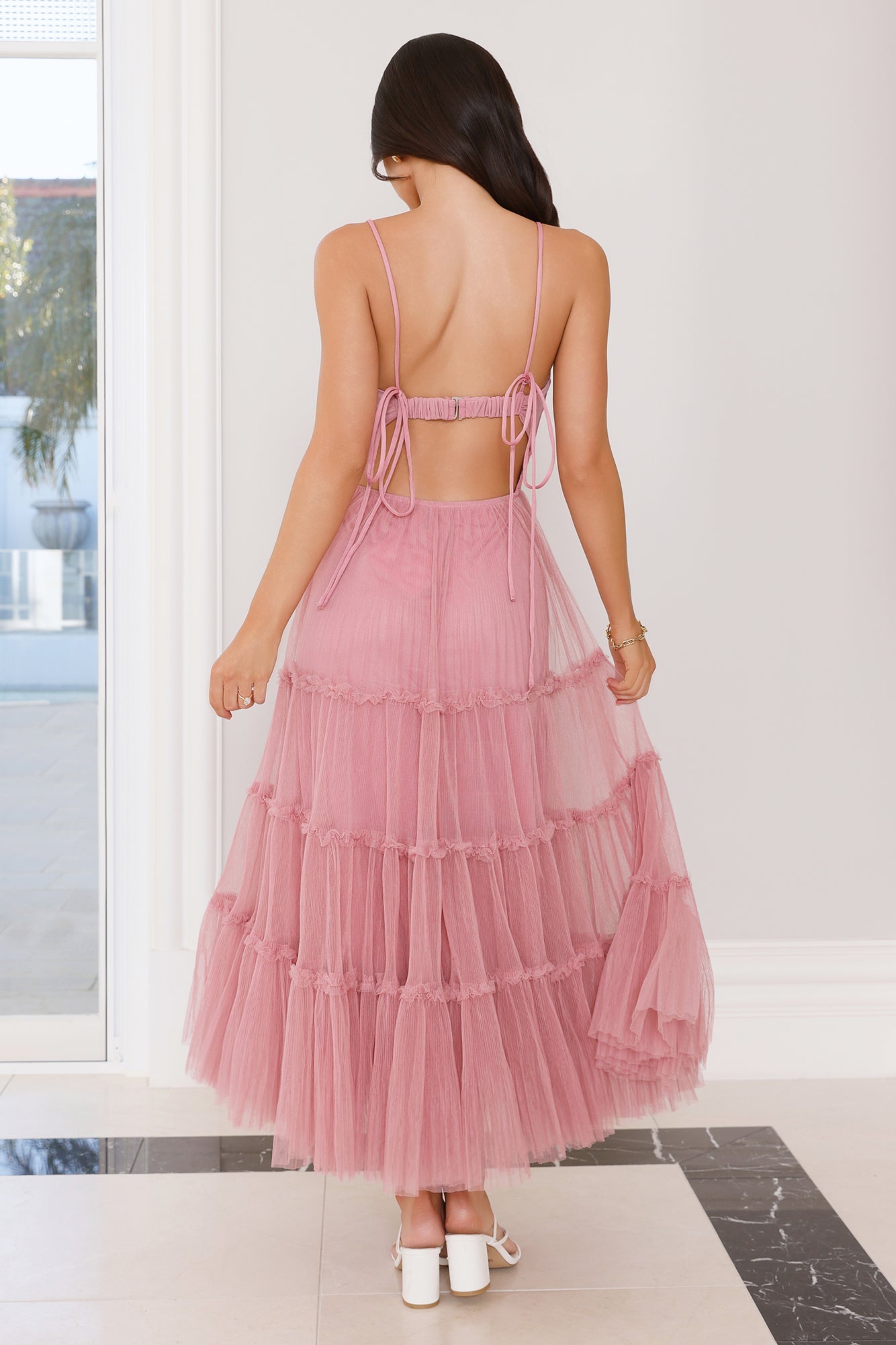 Never Declined Maxi Dress Pink