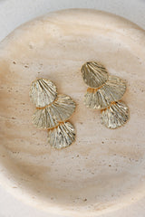 Subtle Statements Earrings Gold