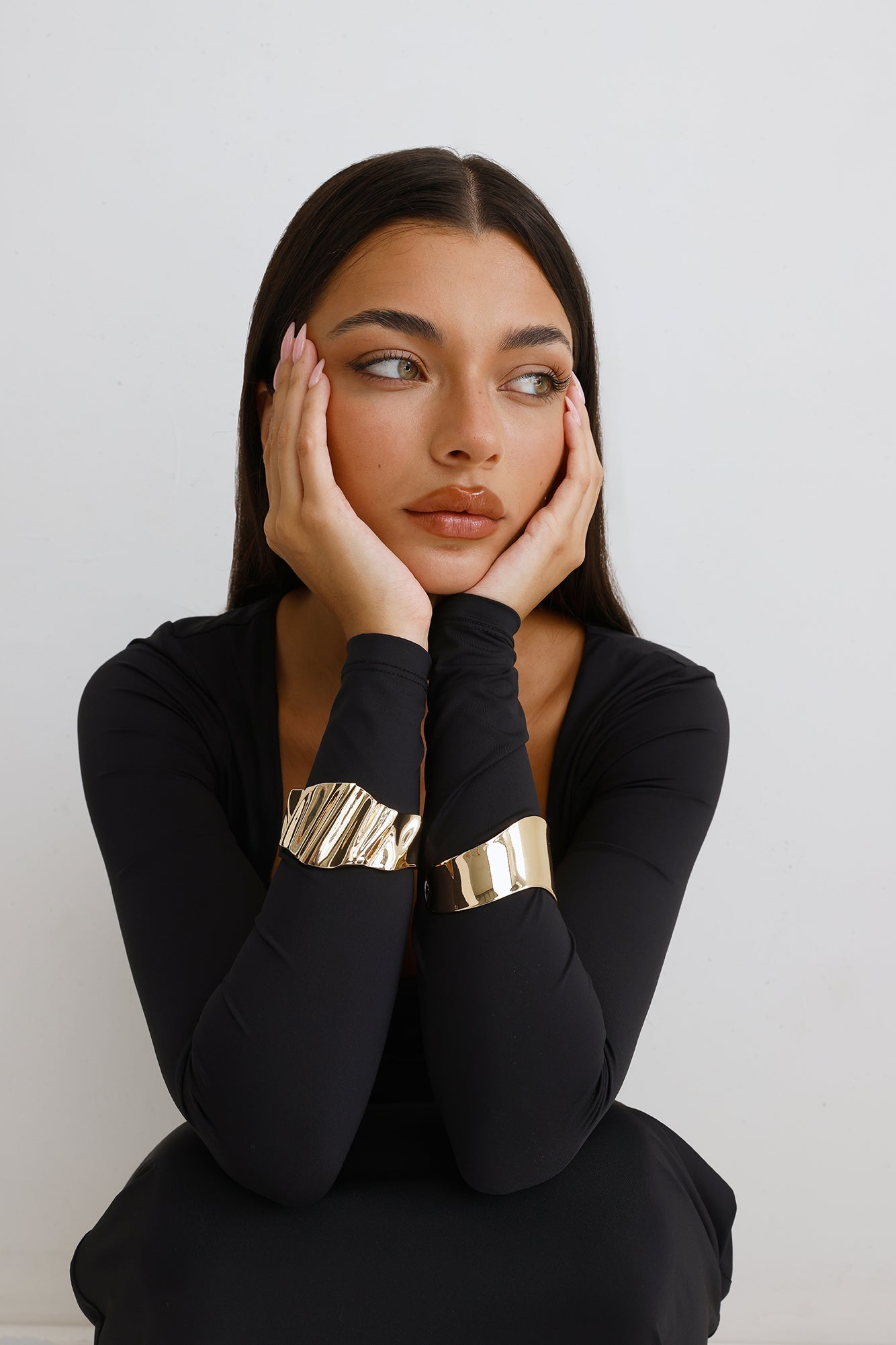 Stephanie Bangle Gold