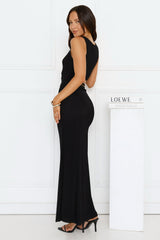 Mine To Show Mesh Maxi Dress Black