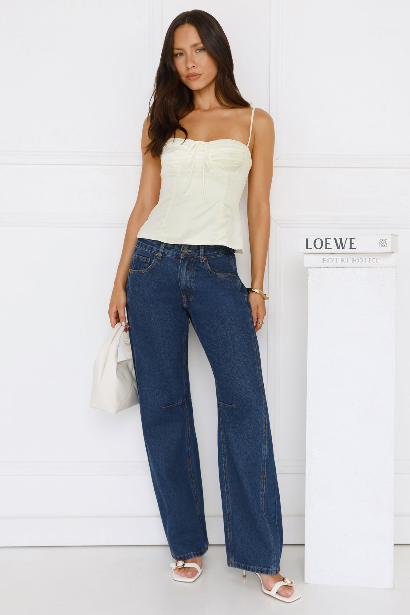 Style Shift Satin Top Butter